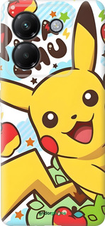 Силиконовый чехол Пикачу 2 для Xiaomi Poco M7 Pro 5G - 6391u-3942 изображение 