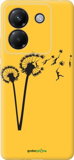 Силиконовый чехол Минимализм одуванчики для Xiaomi Poco M7 Pro 5G - 6449u-3942 изображение 