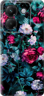 Силиконовый чехол Сад и розы для Xiaomi Poco M7 Pro 5G - 6483u-3942 изображение 