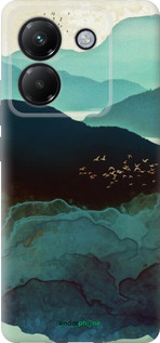 Силиконовый чехол С изображением гор Индиго для Xiaomi Poco M7 Pro 5G - 6484u-3942 изображение 