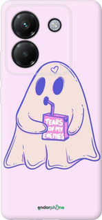 Силиконовый чехол Милый призрак для Xiaomi Poco M7 Pro 5G - 6507u-3942 изображение 