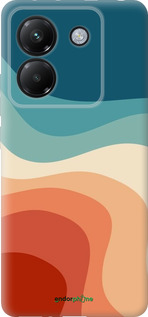 Силиконовый чехол В стиле ретро с волнами для Xiaomi Poco M7 Pro 5G - 6531u-3942 изображение 