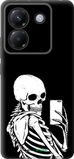 Силіконовий чехол Скелет робить Selfie для Xiaomi Poco M7 Pro 5G - 6535u-3942 изображение 