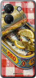 Силіконовий чехол Vintage Sardine Tin Phone для Xiaomi Poco M7 Pro 5G - 6772u-3942 изображение 