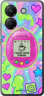 Силиконовый чехол Y2K Aesthetic Retro Pet: Годуй мене кавою для Xiaomi Poco M7 Pro 5G - 6784u-3942 изображение 