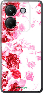 Силіконовий чехол Намальовані троянди для Xiaomi Poco M7 Pro 5G - 724u-3942 изображение 