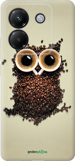 Силиконовый чехол Сова из кофе для Xiaomi Poco M7 Pro 5G - 777u-3942 изображение 