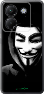 Силиконовый чехол Анонимус для Xiaomi Poco M7 Pro 5G - 832u-3942 изображение 