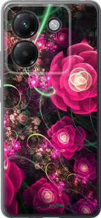 Силиконовый чехол Абстрактные цветы 3 для Xiaomi Poco M7 Pro 5G - 850u-3942 изображение 