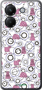 Силиконовый чехол Смешные коты для Xiaomi Poco M7 Pro 5G - 907u-3942 изображение 