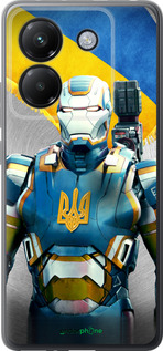 Силиконовый чехол Украинский киборг для Xiaomi Poco M7 Pro 5G - 980u-3942 изображение 