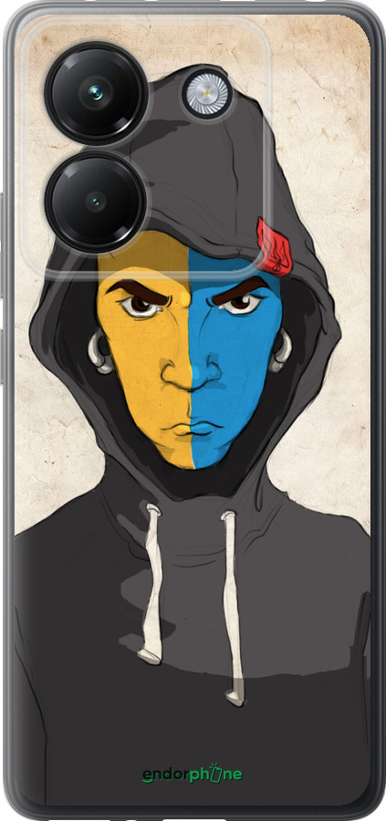 Силиконовый чехол Злой подросток для Xiaomi Poco M7 Pro 5G - 1053u-3942 изображение 