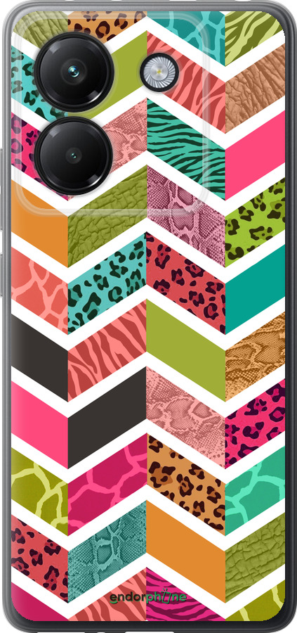 Силіконовий чехол Шеврон v3 для Xiaomi Poco M7 Pro 5G - 1058u-3942 изображение 