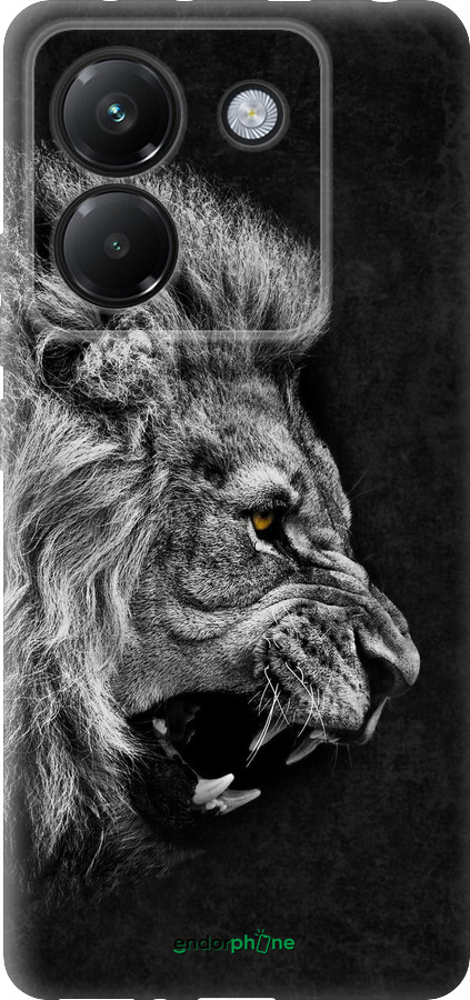 Силиконовый чехол Лев для Xiaomi Poco M7 Pro 5G - 1080u-3942 изображение 