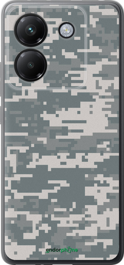 Силиконовый чехол Камуфляж для Xiaomi Poco M7 Pro 5G - 1085u-3942 изображение 