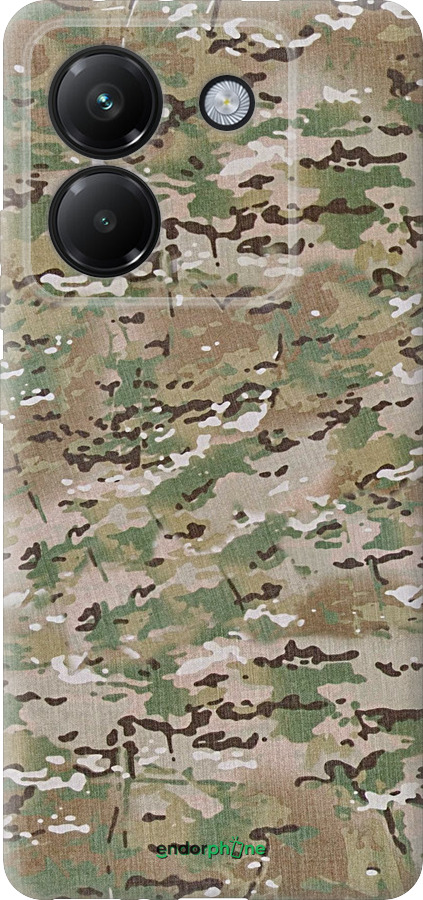 Силиконовый чехол Камуфляж v5 для Xiaomi Poco M7 Pro 5G - 1201u-3942 изображение 
