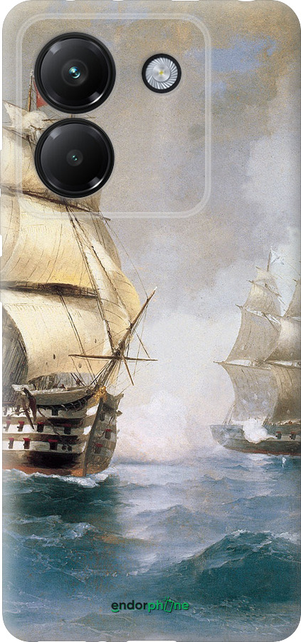 Силіконовий чехол Айвазовський. Кораблі для Xiaomi Poco M7 Pro 5G - 160u-3942 изображение 