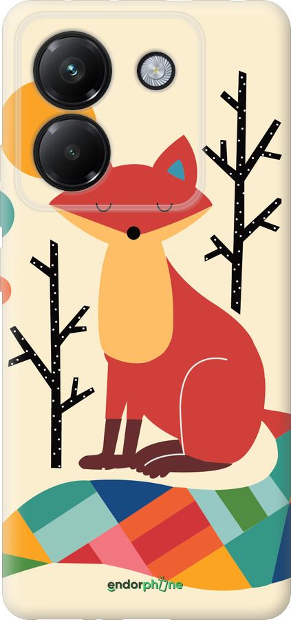 Силіконовий чехол Rainbow fox для Xiaomi Poco M7 Pro 5G - 4010u-3942 изображение 