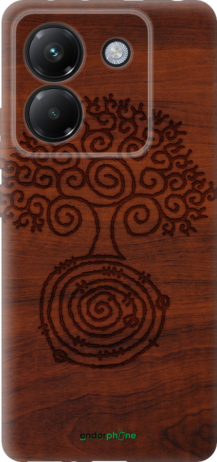 Силиконовый чехол Узор дерева для Xiaomi Poco M7 Pro 5G - 4119u-3942 изображение 