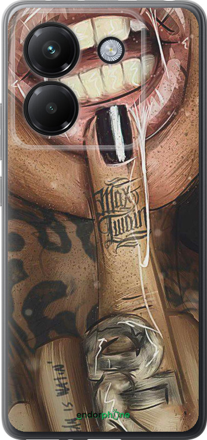 Силиконовый чехол Swag-girl для Xiaomi Poco M7 Pro 5G - 4124u-3942 изображение 