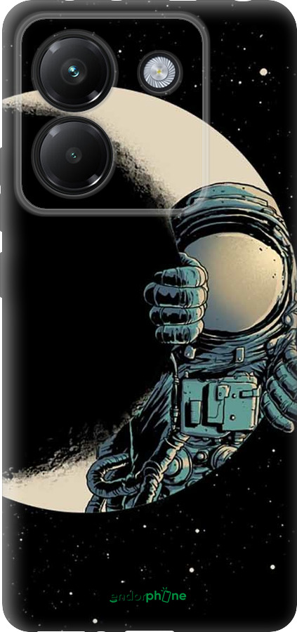 Силиконовый чехол Астронавт для Xiaomi Poco M7 Pro 5G - 4134u-3942 изображение 