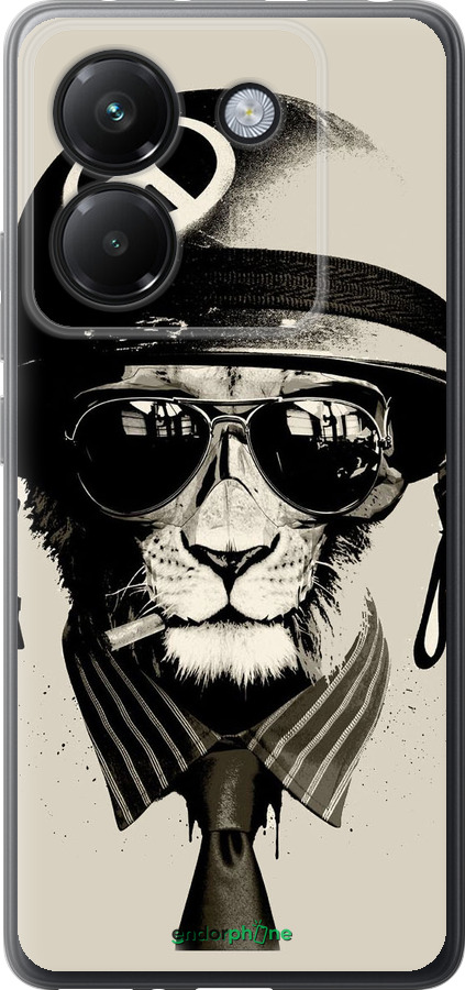 Силиконовый чехол tattoo soldier для Xiaomi Poco M7 Pro 5G - 4165u-3942 изображение 