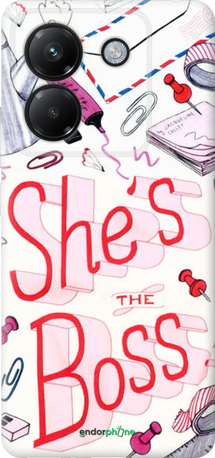 Силіконовий чехол Ші із зе босс для Xiaomi Poco M7 Pro 5G - 4254u-3942 изображение 