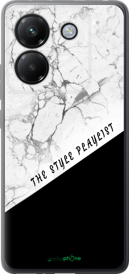 Силиконовый чехол The style playlist для Xiaomi Poco M7 Pro 5G - 4308u-3942 изображение 