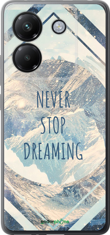 Силиконовый чехол Мечтать для Xiaomi Poco M7 Pro 5G - 4379u-3942 изображение 