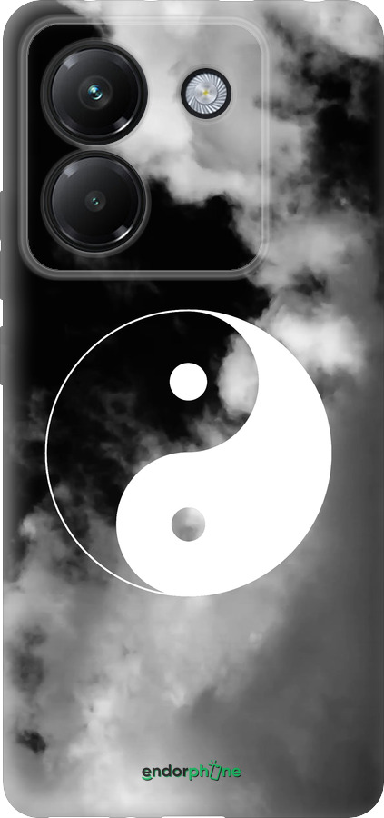 Силиконовый чехол Инь и Янь для Xiaomi Poco M7 Pro 5G - 4389u-3942 изображение 