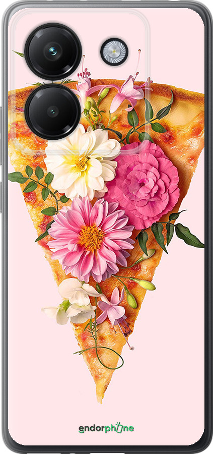 Силиконовый чехол pizza для Xiaomi Poco M7 Pro 5G - 4492u-3942 изображение 