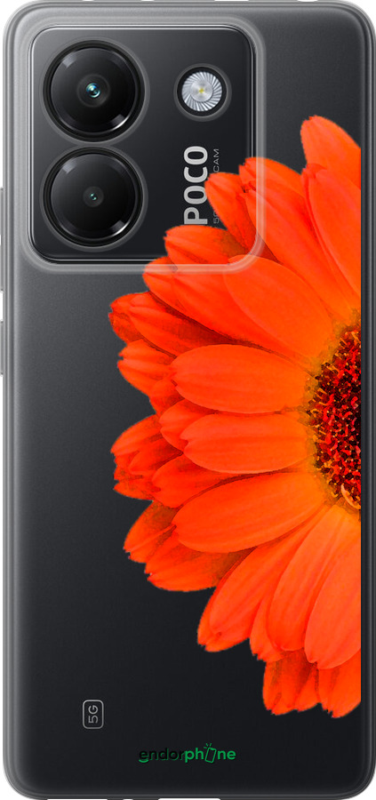 Силиконовый чехол Гербера 1 для Xiaomi Poco M7 Pro 5G - 4534u-3942 изображение 