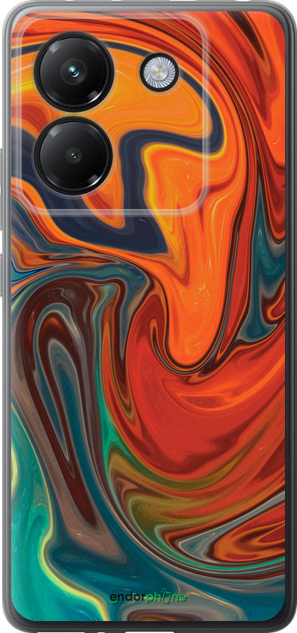 Силіконовий чехол Абстрактний фон для Xiaomi Poco M7 Pro 5G - 4547u-3942 изображение 