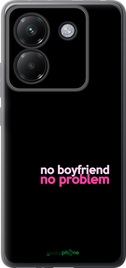 Силиконовый чехол no boyfriend no problem для Xiaomi Poco M7 Pro 5G - 4549u-3942 изображение 