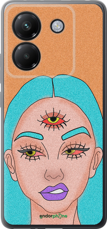 Силиконовый чехол Девушка рисунок для Xiaomi Poco M7 Pro 5G - 4576u-3942 изображение 