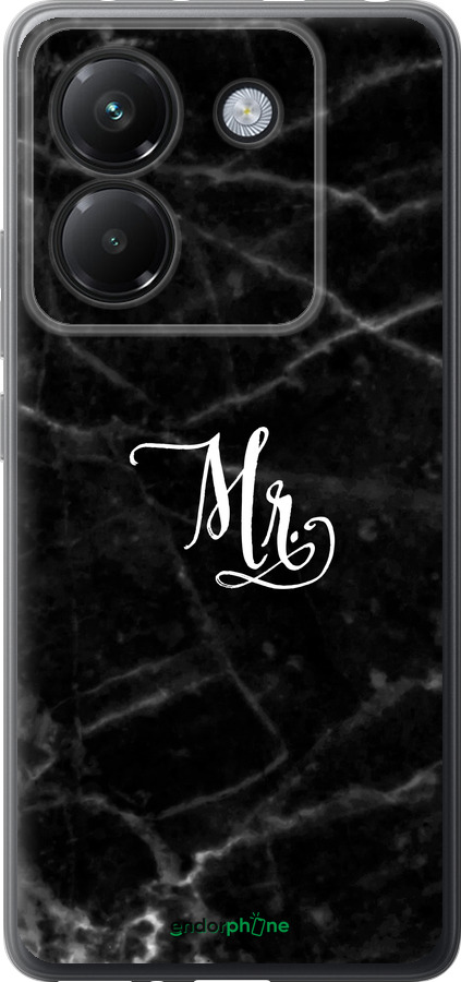 Силиконовый чехол Мрамор1 для Xiaomi Poco M7 Pro 5G - 4582u-3942 изображение 