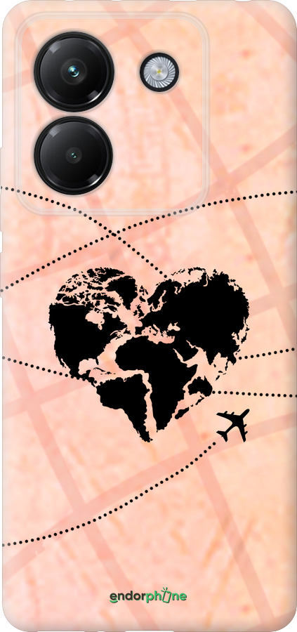 Силиконовый чехол Путешествуй для Xiaomi Poco M7 Pro 5G - 4607u-3942 изображение 