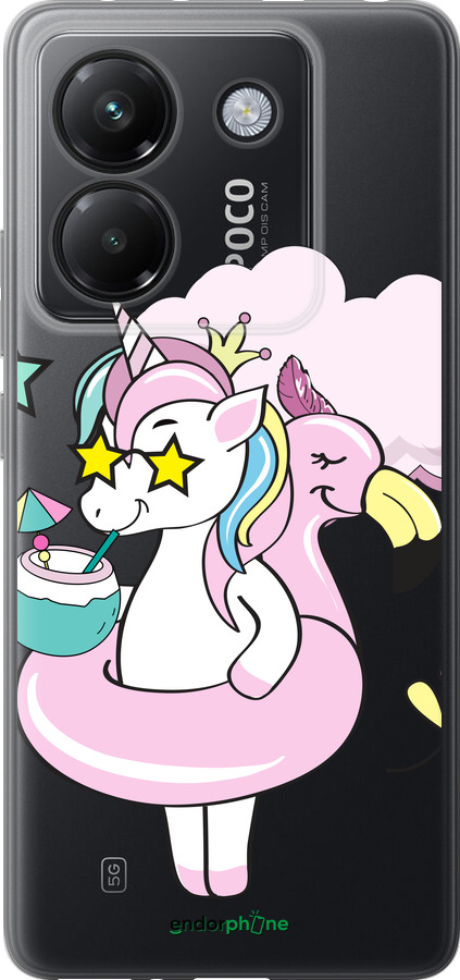 Силиконовый чехол Crown Unicorn для Xiaomi Poco M7 Pro 5G - 4660u-3942 изображение 