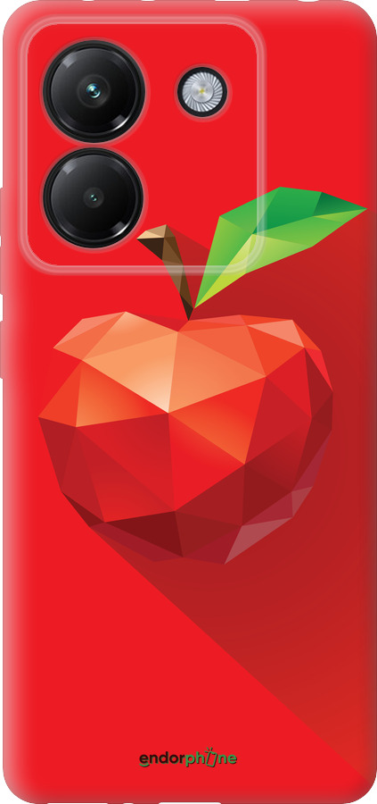 Силіконовий чехол Яблуко для Xiaomi Poco M7 Pro 5G - 4696u-3942 изображение 