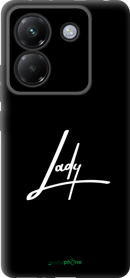 Силіконовий чехол Lady 2 для Xiaomi Poco M7 Pro 5G - 4867u-3942 изображение 