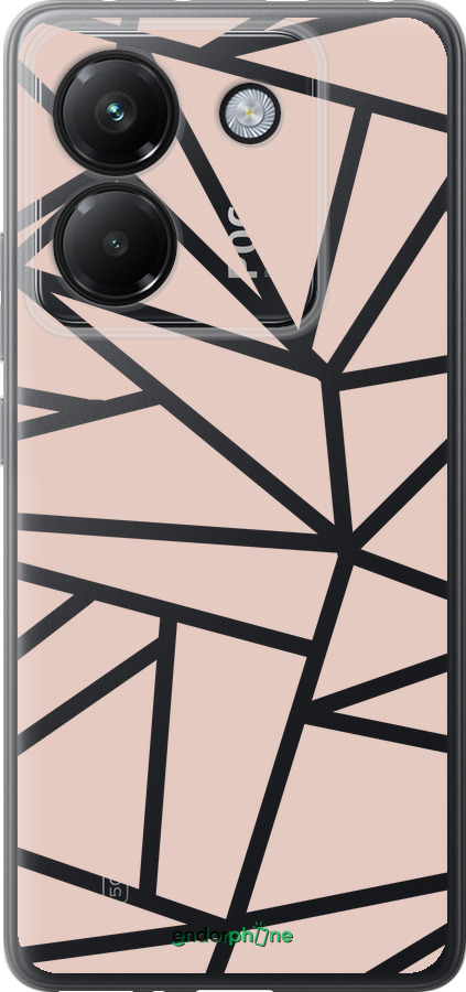 Силиконовый чехол Абстракция 2 для Xiaomi Poco M7 Pro 5G - 4872u-3942 изображение 