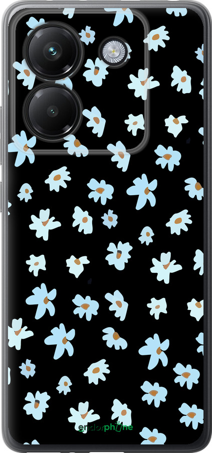 Силиконовый чехол Цветочный для Xiaomi Poco M7 Pro 5G - 4900u-3942 изображение 