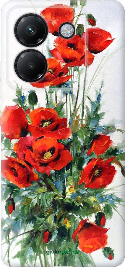 Силиконовый чехол Маки для Xiaomi Poco M7 Pro 5G - 523u-3942 изображение 