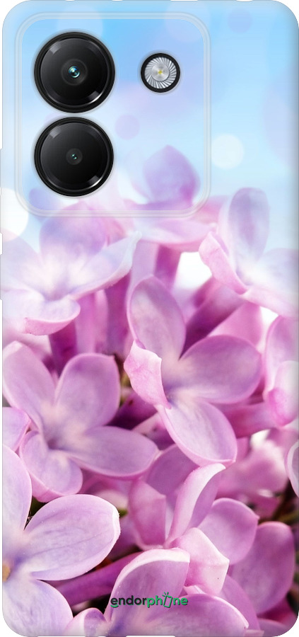 Силиконовый чехол Сирень для Xiaomi Poco M7 Pro 5G - 527u-3942 изображение 