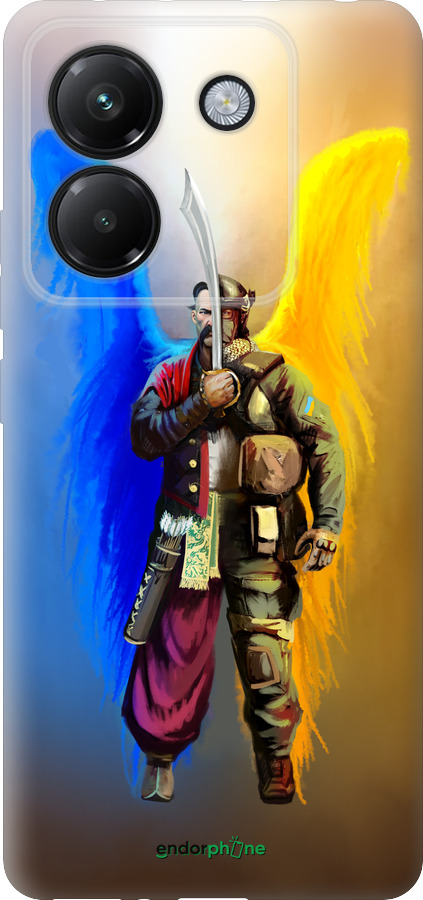 Силиконовый чехол Воин-Ангел для Xiaomi Poco M7 Pro 5G - 5317u-3942 изображение 