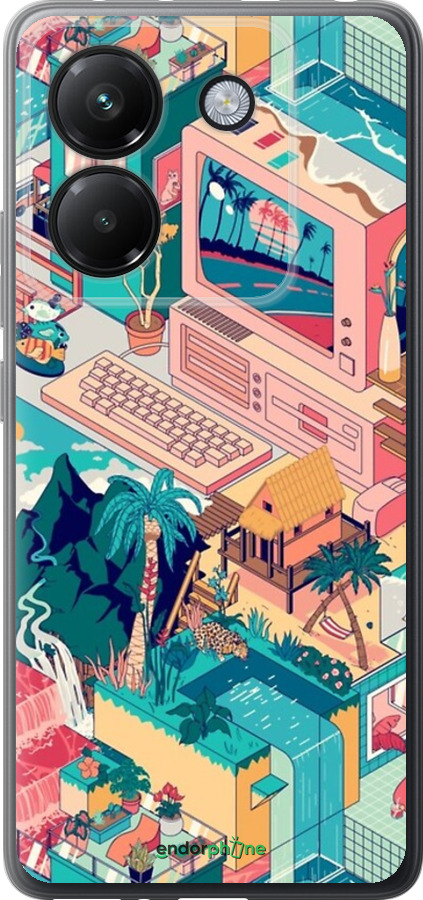 Силиконовый чехол № 5393 для Xiaomi Poco M7 Pro 5G - 5393u-3942 изображение 