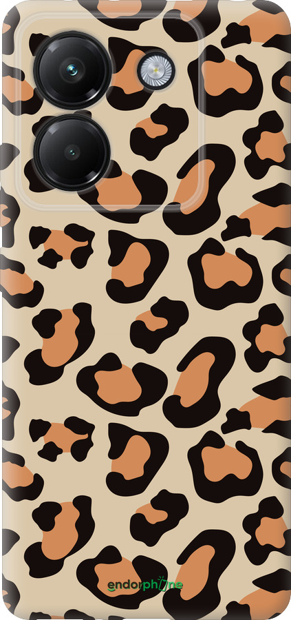 Силиконовый чехол Пятна леопарда v2 для Xiaomi Poco M7 Pro 5G - 5496u-3942 изображение 