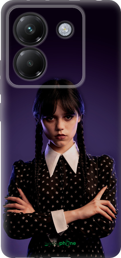 Силиконовый чехол Wednesday v3 для Xiaomi Poco M7 Pro 5G - 5517u-3942 изображение 