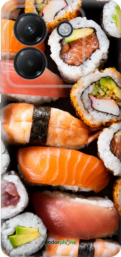 Силиконовый чехол Суши v3 для Xiaomi Poco M7 Pro 5G - 5540u-3942 изображение 