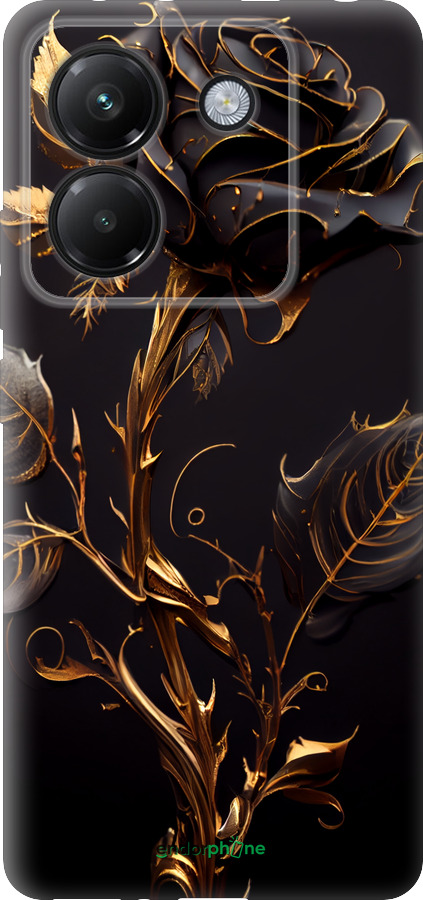 Силіконовий чехол Троянда 3 для Xiaomi Poco M7 Pro 5G - 5552u-3942 изображение 